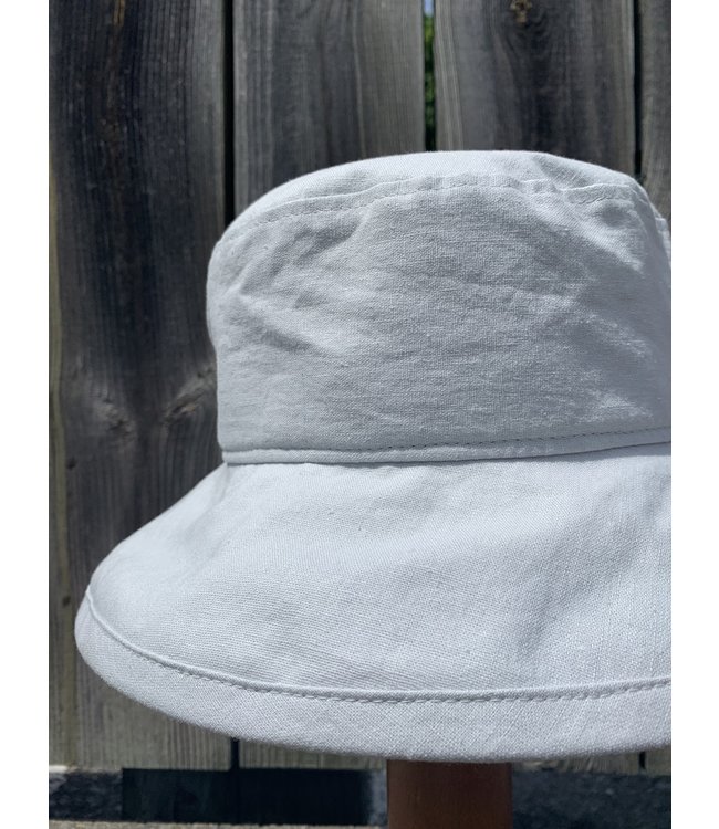 Puffin Gear Slouch Linen Bowler Hat -  Grey