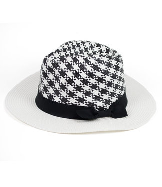Fedora - Two Tone Houndstooth