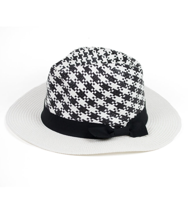Fedora - Two Tone Houndstooth*