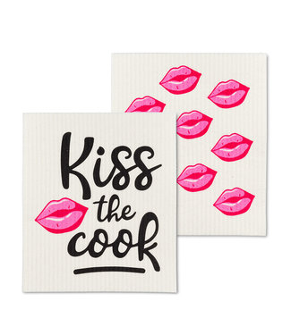 Abbott Dishcloth - Kiss the Cook