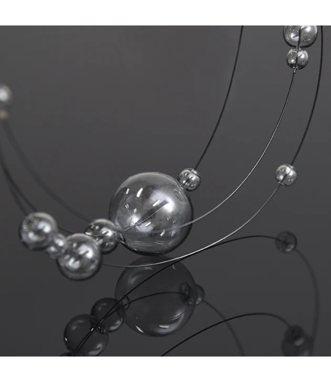 Pursuits Cumulus Layered Necklace (grey)