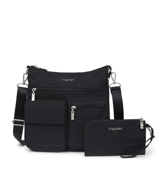 Baggallini Modern Everywhere Slim Crossbody - Black