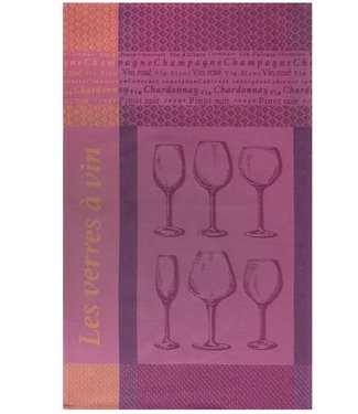 French Tea Towel - Verres A Vin