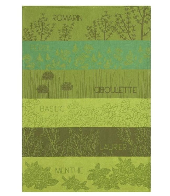 French Tea Towel - Herbes Aromatiques