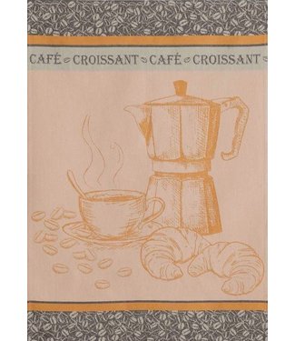 French Tea Towel - Cafe Croissant