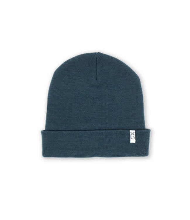 XS Unified Wool Cuffed Beanie - Dark Teal