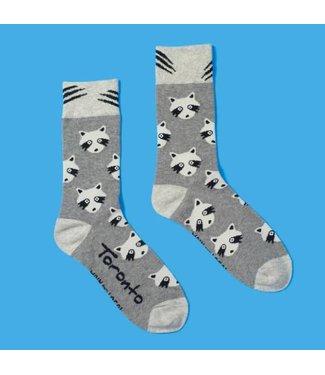 Main and Local Socks - Raccoons