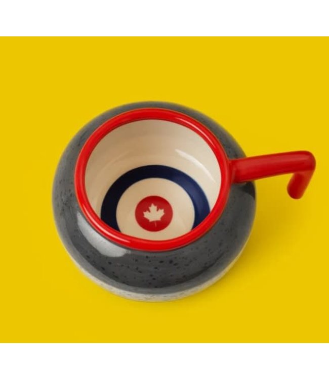 Main and Local Mug - Curling Rock - Red