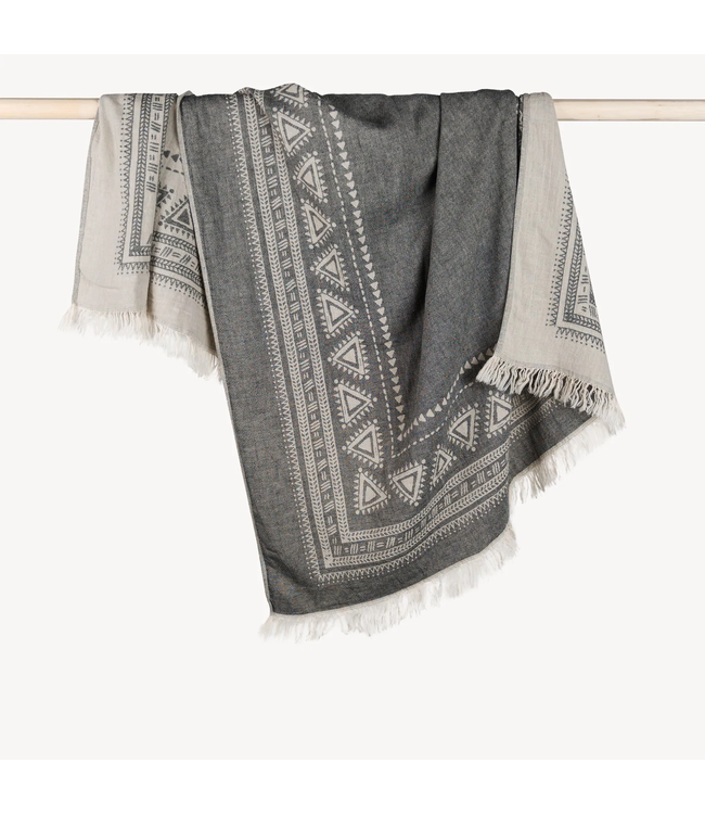 Pokoloko Pokoloko Turkish Towel - Devon - Black