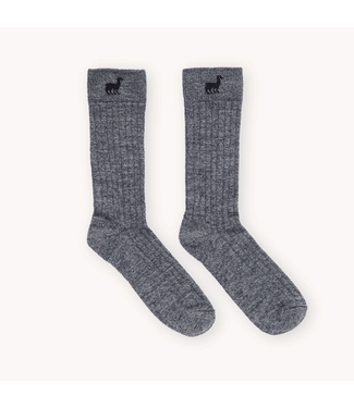 Pokoloko Everyday Alpaca Sock - Granite