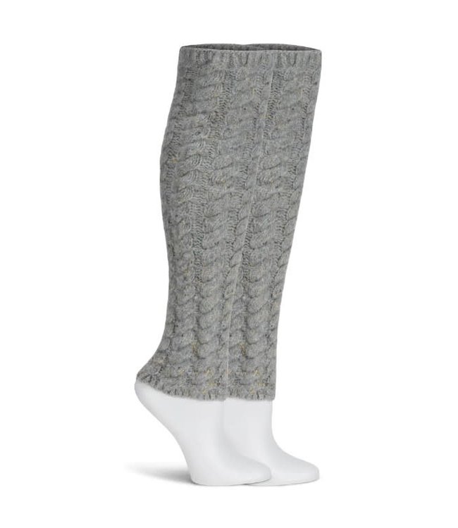 Lemon Legwarmers Tweed - Medium Grey