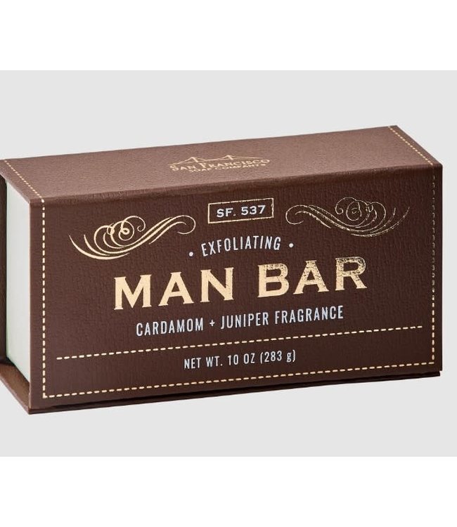 San Francisco Soap Company Man Bar - Cardamom + Juniper