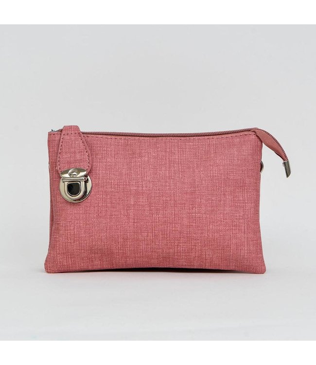 3-Sectional Crossbody/Wristlet - Terracotta