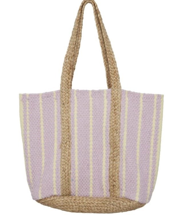 ICHI Elodie Jute Bag - Fragrant Lilac