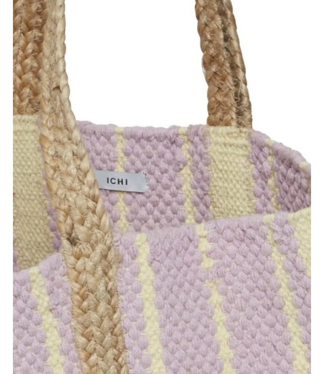 ICHI Elodie Jute Bag - Fragrant Lilac