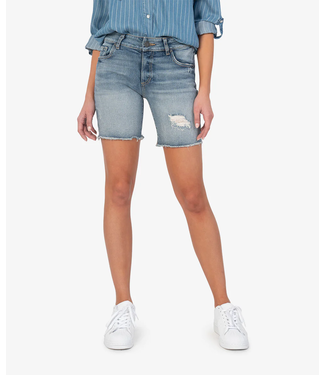 KUT Jeans Sophia Shorts w/ Frey Hem