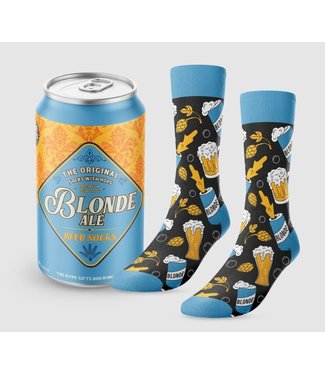 Main and Local Socks - Beer Can - Blonde