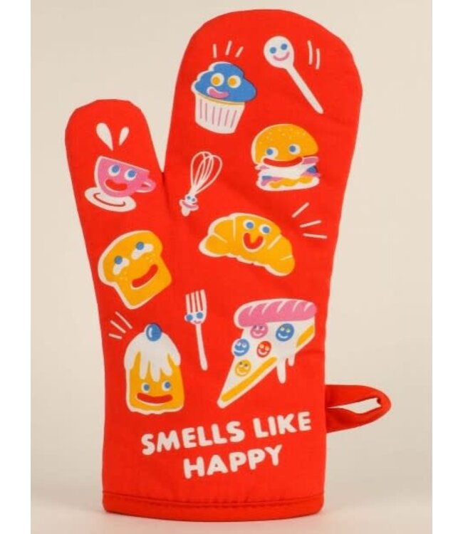 Blue Q Oven Mitt - Smells Like Happy