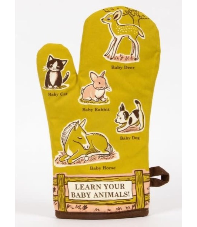 Blue Q Oven Mitt - Baby Animals