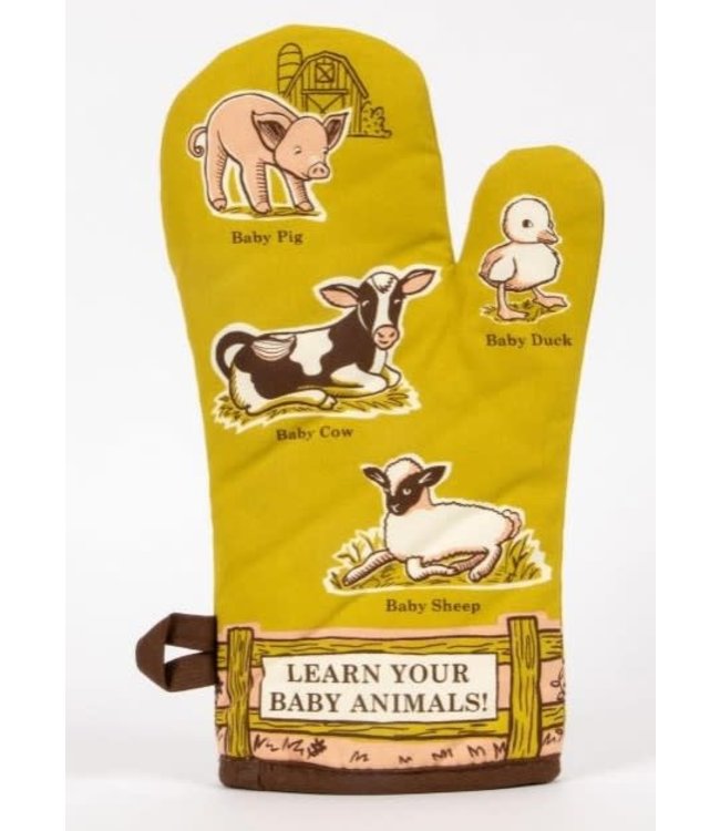 Blue Q Oven Mitt - Baby Animals