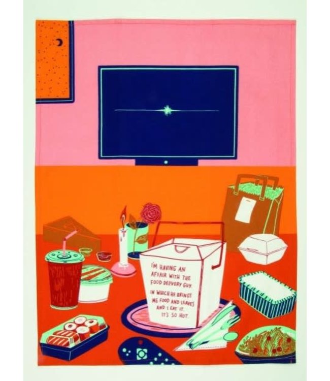 Blue Q Dish Towel - Food Delivery