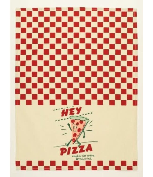 Blue Q Dish Towel - Hey Pizza