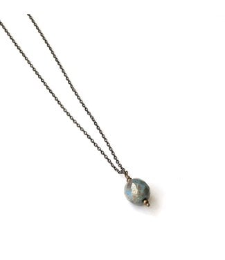 Faceted Bead Necklace - Turquoise