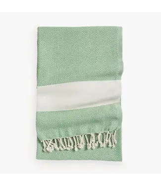 Pokoloko Turkish Towel - Diamond - Thyme