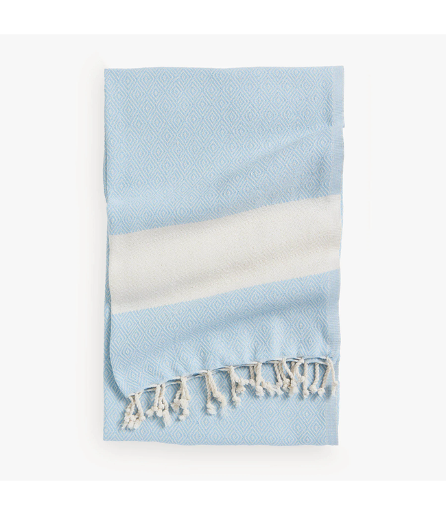 Pokoloko Turkish Hand Towel - Diamond - Iceberg