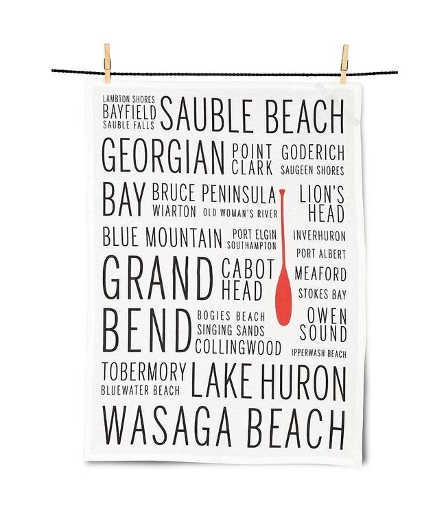 Abbott Huron Tea Towel