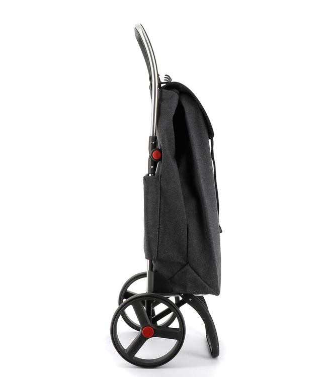 Rolser Shopping Cart - Large Wheels Foldable - Black