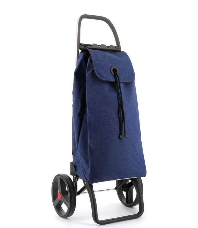 Rolser Shopping Cart - Large Wheels Foldable - Navy