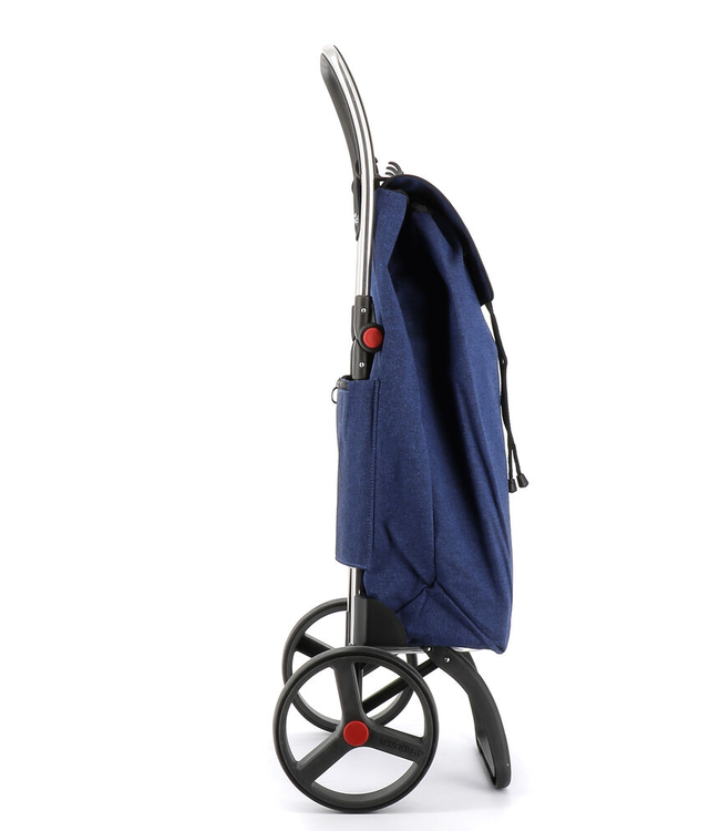 Rolser Shopping Cart - Large Wheels Foldable - Navy