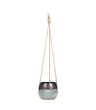 Abbott Ombre Glazed Hanging Planter - Small