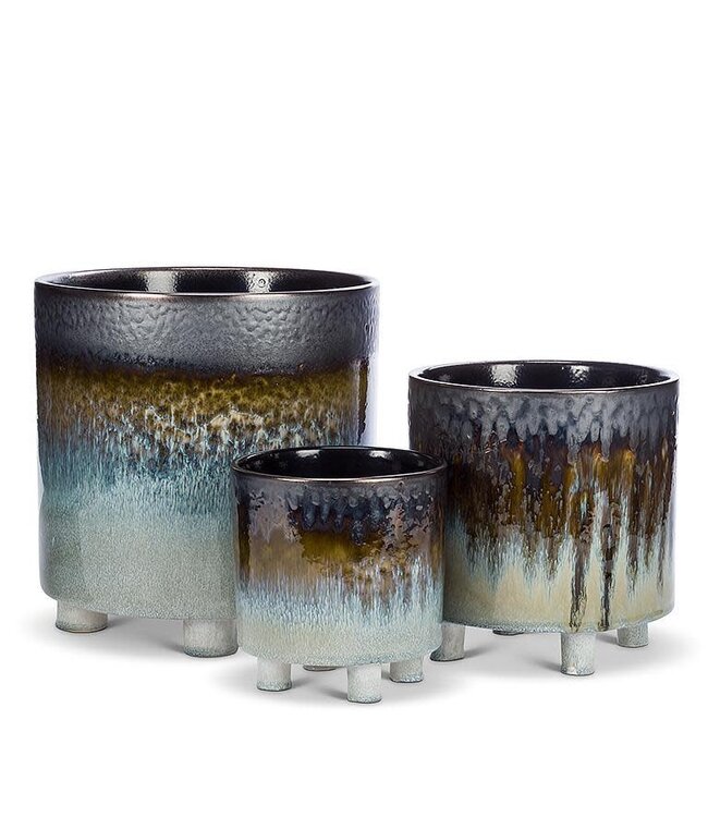 Abbott Ombre Glazed Planter - Large