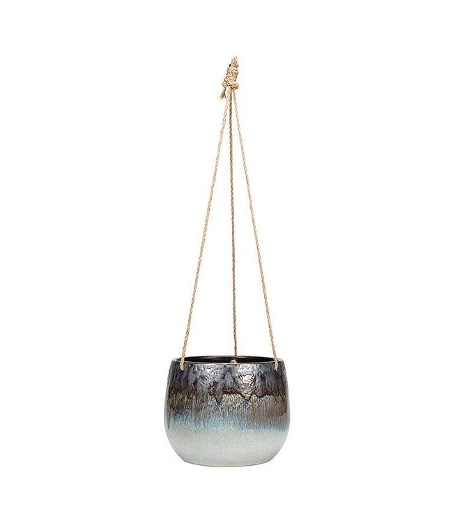 Abbott Ombre Glazed Hanging Planter - Large