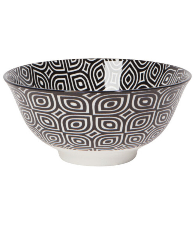 Danica Studio Bowl - 6" - Black White Geo
