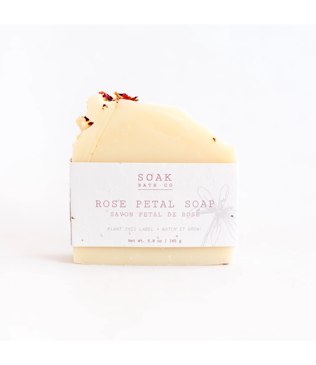 Soak Bath Co Rose Petal Soap Bar