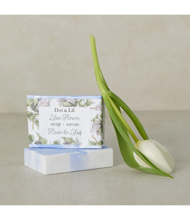 Dot & Lil Lilac Flower Soap