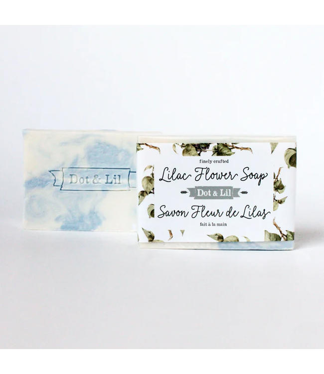 Dot & Lil Lilac Flower Soap