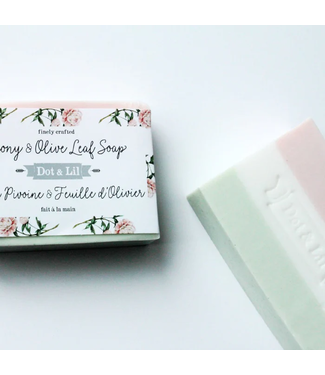 Dot & Lil Peony & Olive Leaf Soap