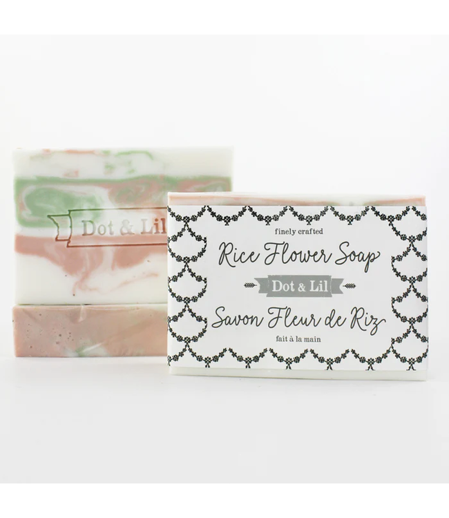 Dot & Lil Rice Flower Soap