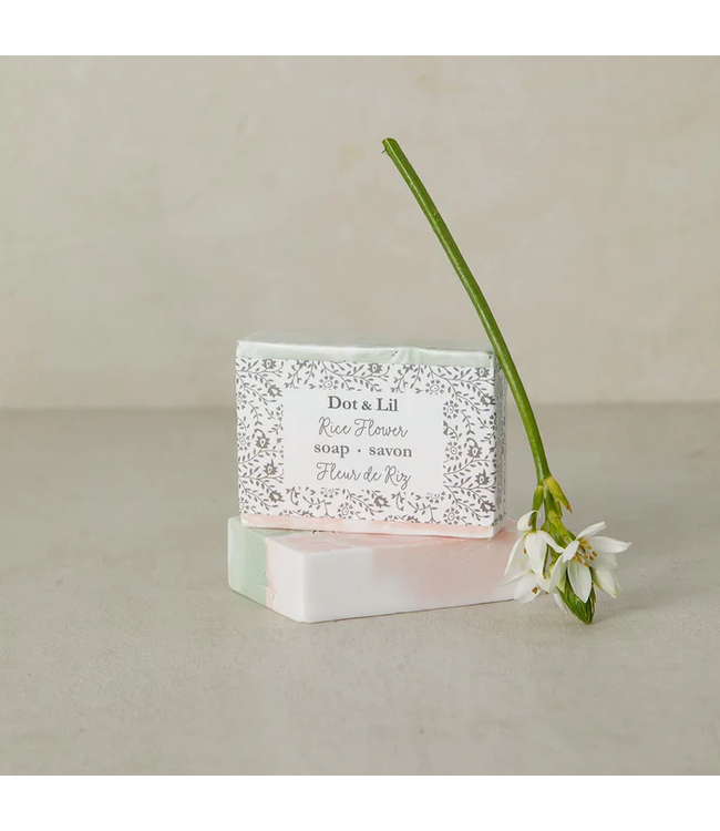 Dot & Lil Rice Flower Soap