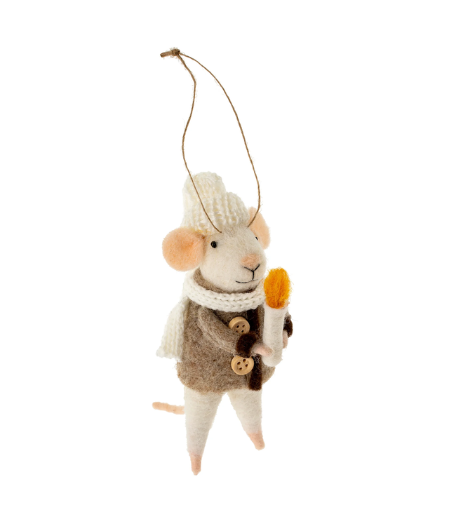 Candlelight Caleb Mouse Ornament