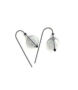 Pursuits Small Scoop Earrings (grey)