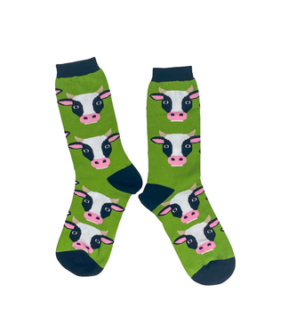Plainsbreaker Men's Crew Socks - Cows