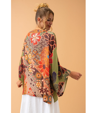 Powder Kimono Jacket O/S - Floral