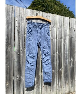 Made in Italy Crinkled Pants w/ Adj Waist - Jean