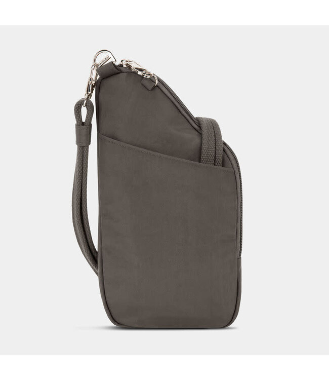 Travelon Anti-Theft Mini Asymmetric Crossbody - Smoke