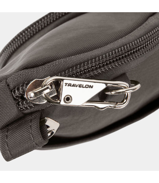 Travelon Anti-Theft Mini Asymmetric Crossbody - Smoke